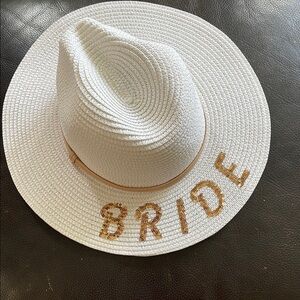 White Bride Sun Hat